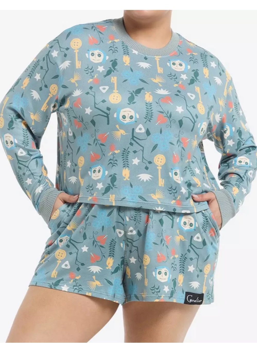 Disney Coraline Pllus Size PJ set